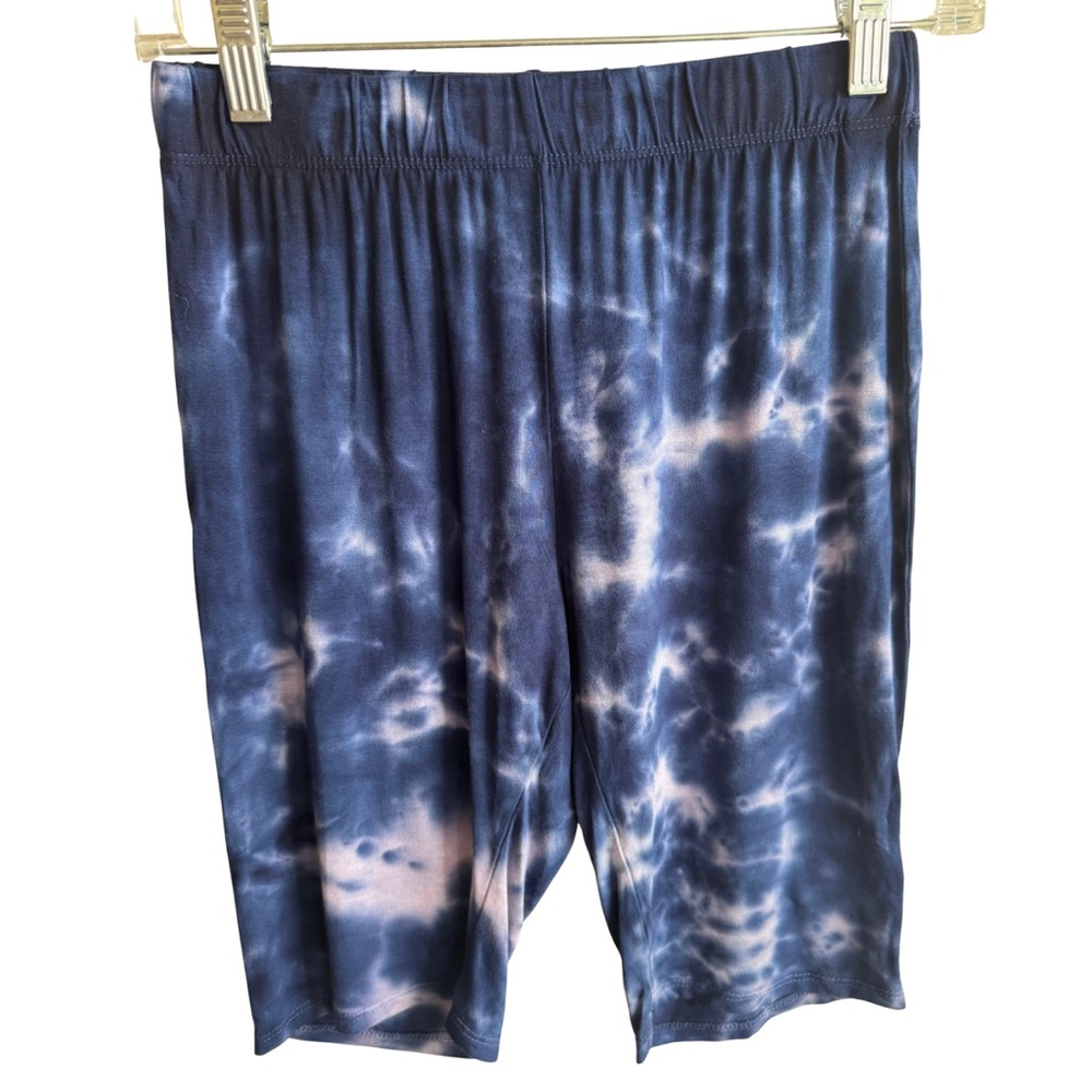 NWT TIE DYE BIKER SHORTS